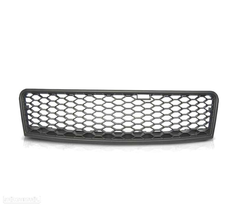 GRELHA FRONTAL AUDI A6 C5 01-04 LOOK RS PRETO - 2