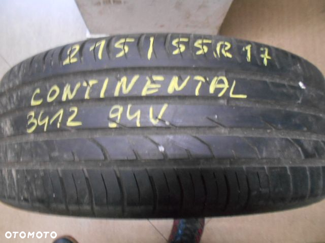 Opony 215/55r17 continental conti premium contact 2 7mm lato para - 2