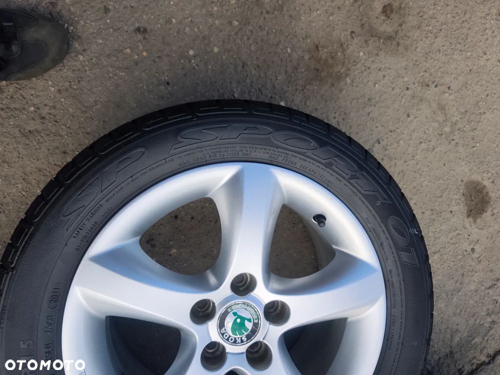 5x100 Felgi Aluminiowe Alufelgi Oryginalne 15 Koła Letnie Lato SKODA FABIA PRAKTIK ROOMSTER RAPID OCTAVIA I SEAT IBIZA CORDOBA TOLEDO II 2 IV 4 LEON I VW FOX POLO GOLF IV 4 NEW BEETLE BORA AUDI A3 8L A2 A1 Legnica ALU-RAD 195/55 - 11