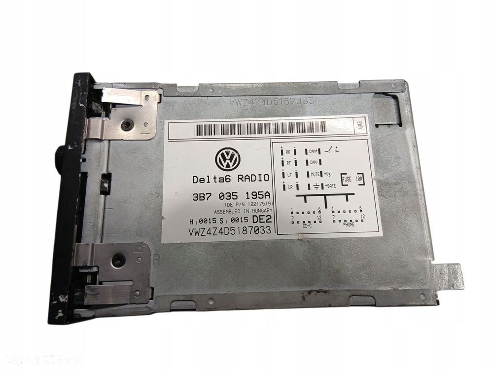 radio cd vw passat b5 lift 3b7035195a passat b5 - 3