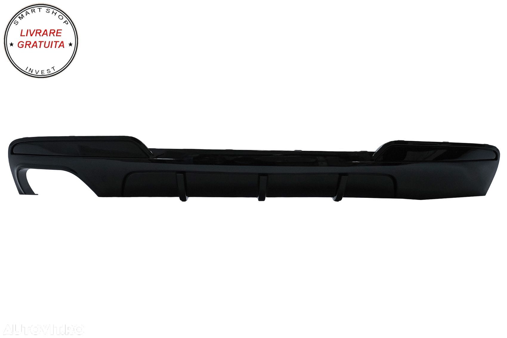 Difuzor de aer cu evacuare dubla stanga BMW Seria 5 F10 F11 (2011-2017) M-Performa- livrare gratuita - 1