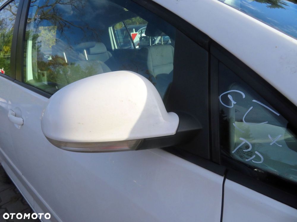 LUSTERKO ELEKTRYCZNE PRAWE GOLF V PLUS 5M0 LB9A BIAŁY VOLKSWAGEN 2005-2009 - 1