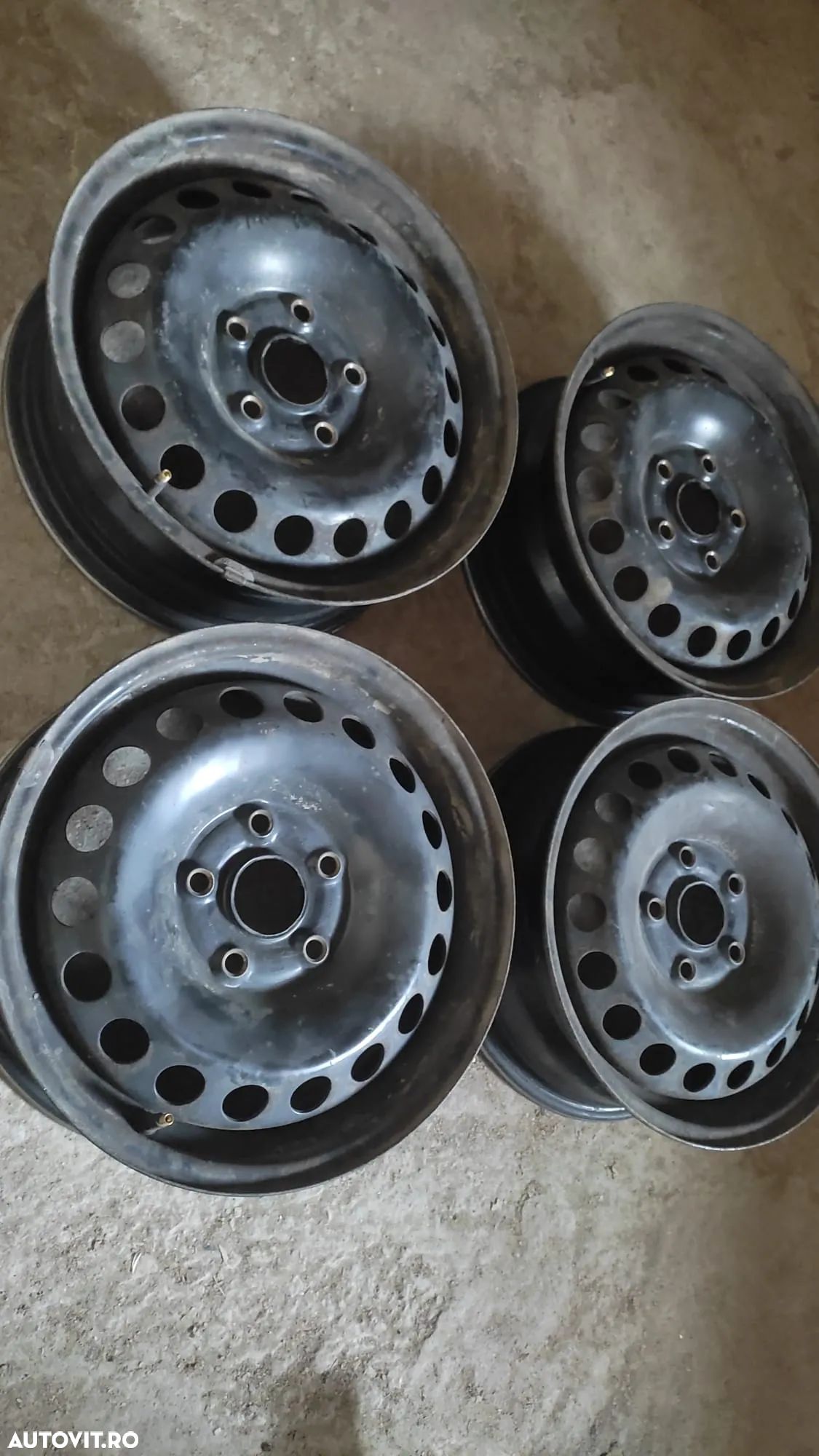 Jante tabla 5X112 Skoda Octavia 2 Seat Leon Vw GOLF 5 6 6Jx15H2 ET47Audi - 1