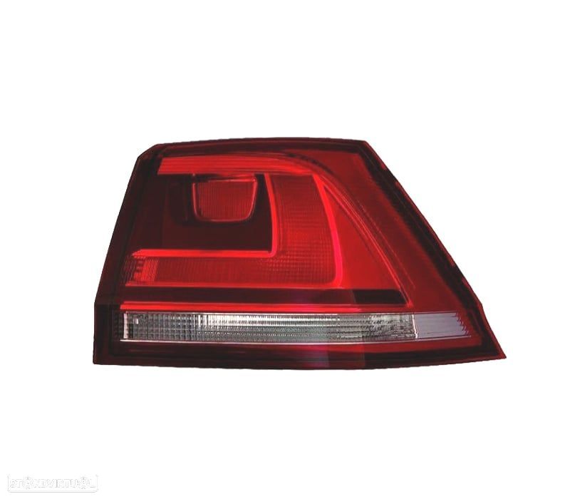 FAROLIN DIR PARA VOLKSWAGEN VW GOLF VII VARIANT 12-17 FUMADOS VERMELHO - 1