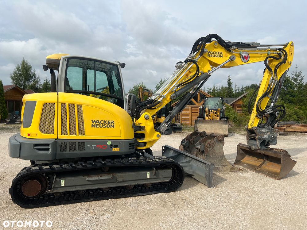 Wacker Neuson Koparka gąsienicowa KLIMA  3xramie łamane Wacker Neuson Et 90 KLIMA Deutz hydrozłącze hydrauliczne Liebherr SW33 LIKUFIX SWA33 + pilot auto hydrauliki 3 x łyżki org Liebherr 9 ton ET90 gumowe gasiennice 1 wł Cat 308 Jcb Yanmar atlas TEREX Liebherr złącze - 21