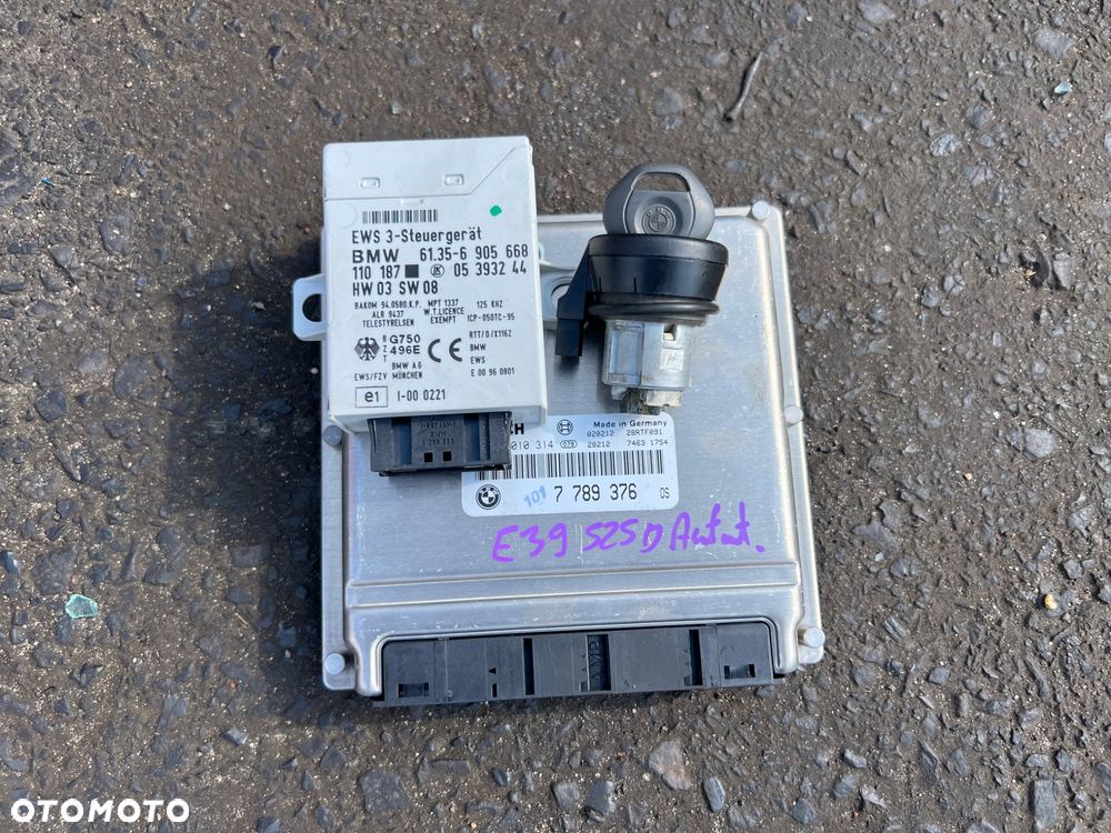ZESTAW DO ODPALENIA BMW e39 525d 530d automat klucz ews stacyjka - 1