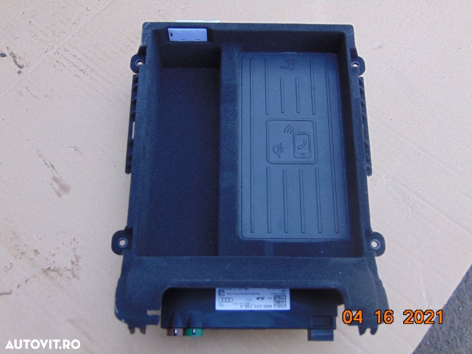 Incarcator wireless Audi A6 4K C8 Audi A7 incarcator cotiera spatiu depozitare - 1