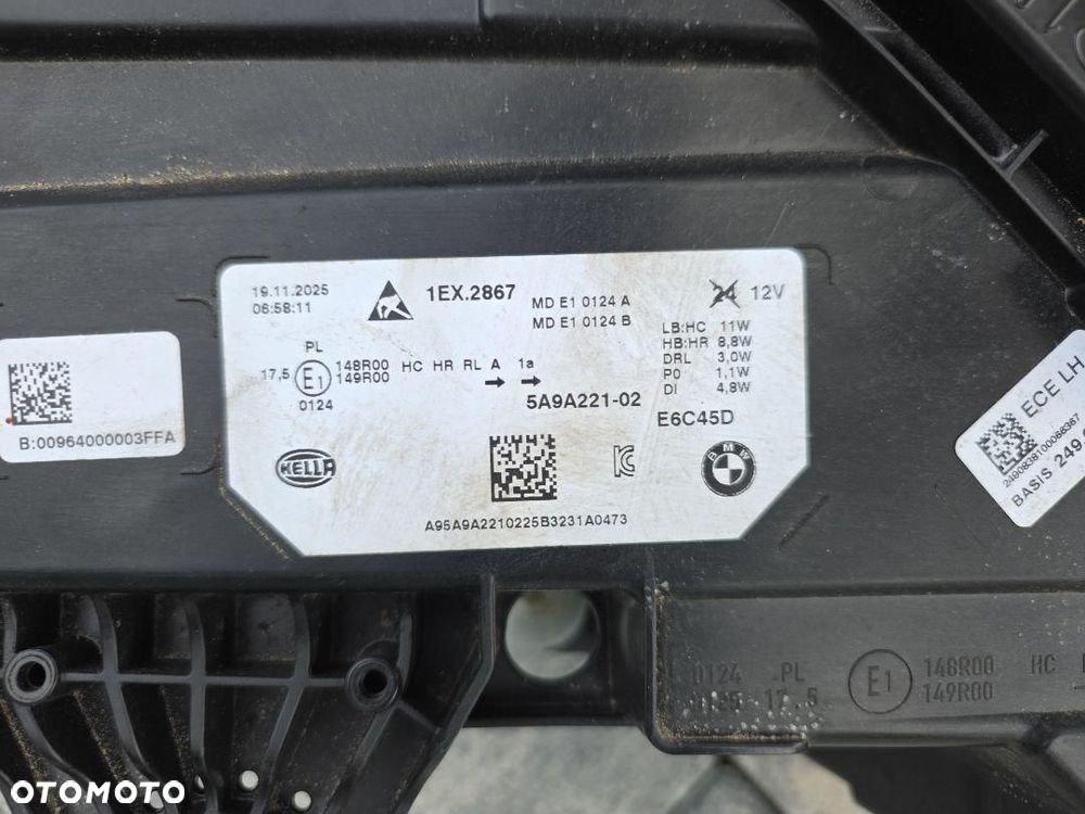 BMW X1 U11 Lampa lewa przód Full Led Basic Led 5A9A221-02 - 11