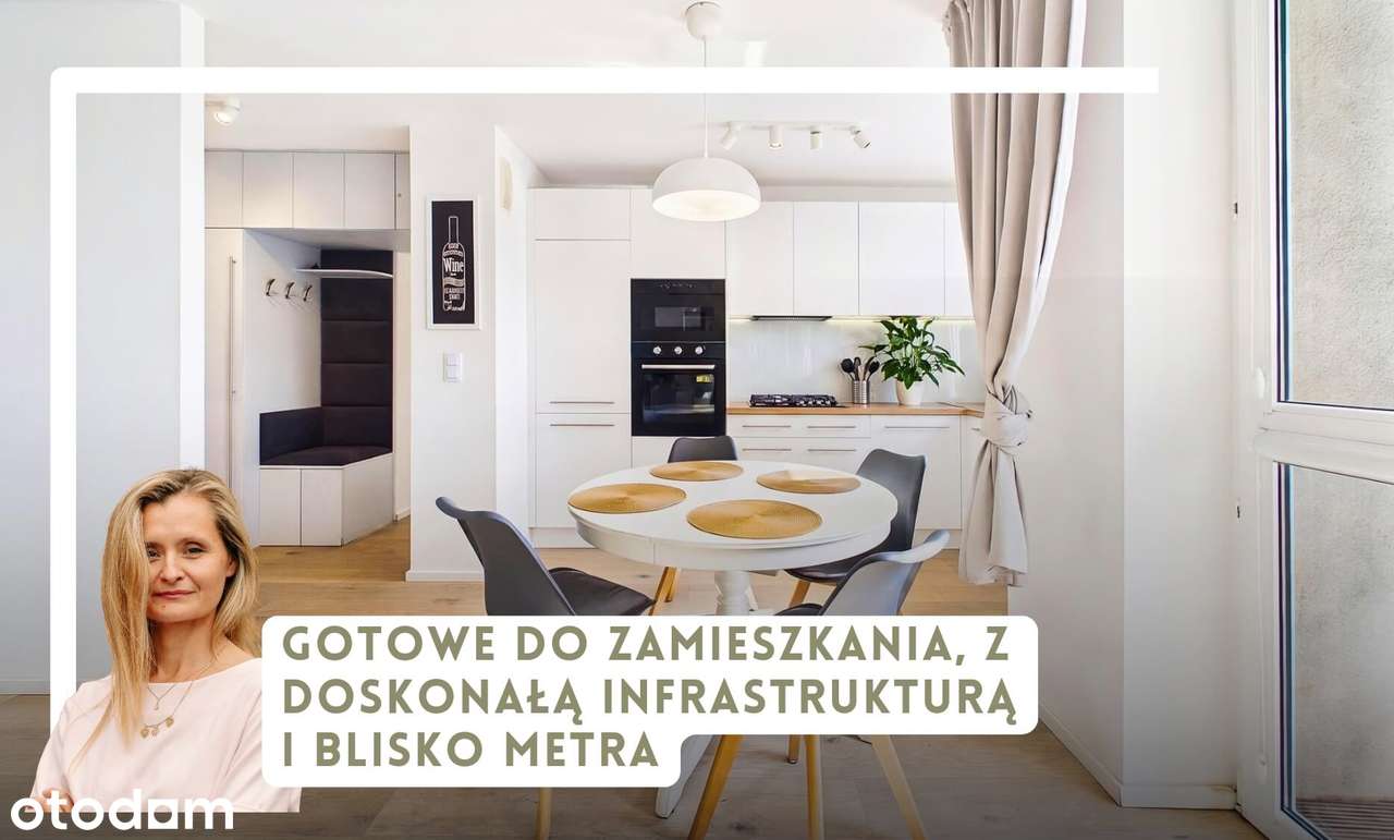 2 pokoje-wykończone-balkon-blisko METRO