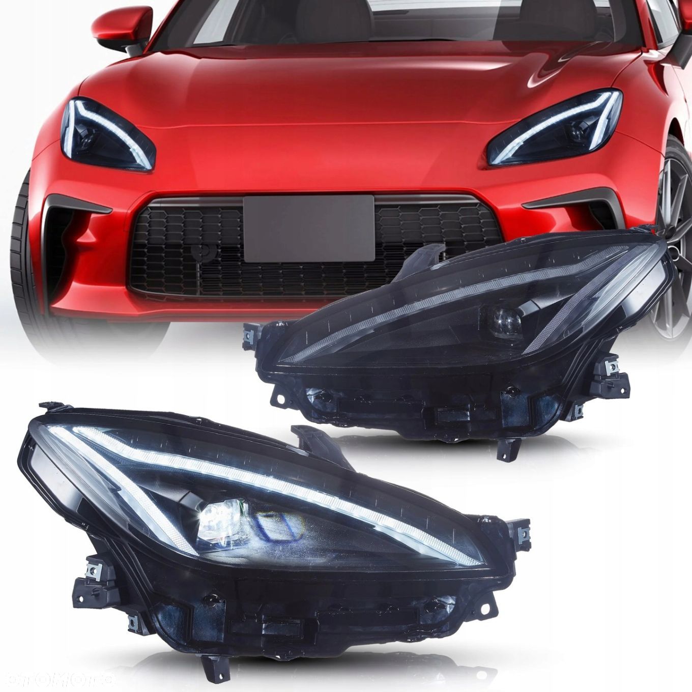 Reflektory Lampy kpl Vland Full Led Neon Tuning Toyota Gg86 Gg GT 86 Brz II - 1