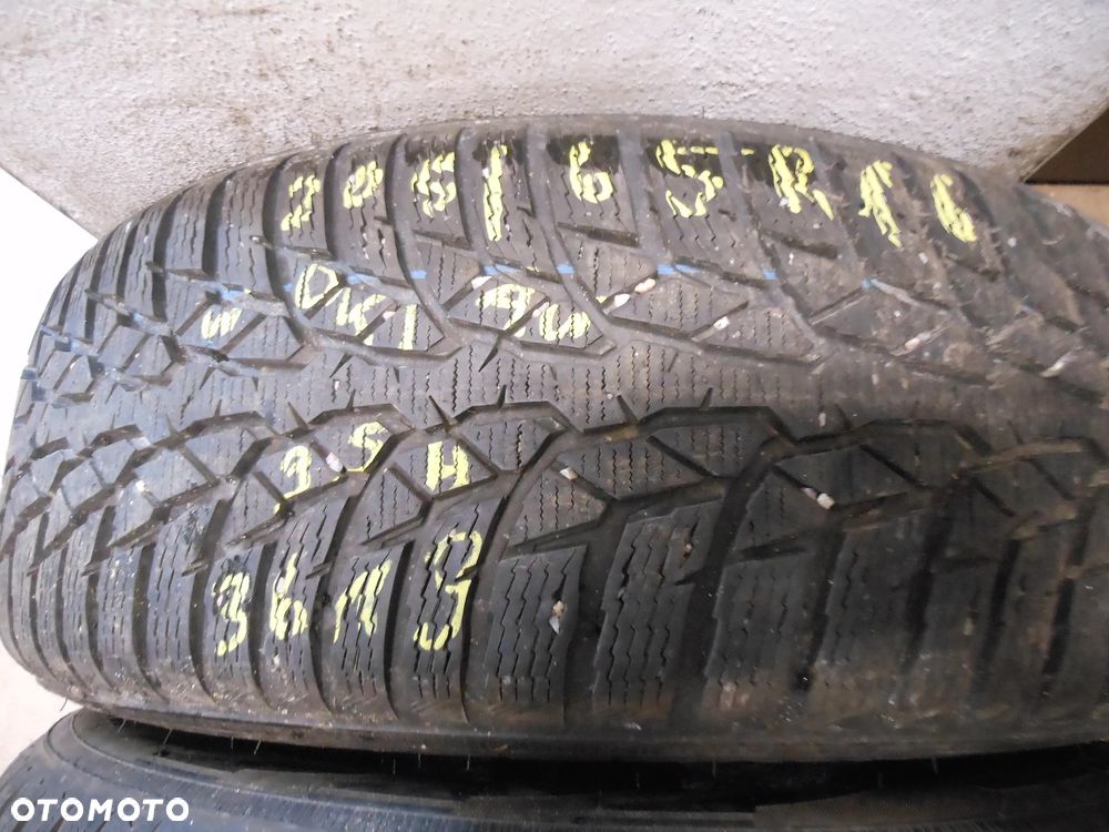 opony 205/65r16 nokian wr d4 8,5mm zima para - 2