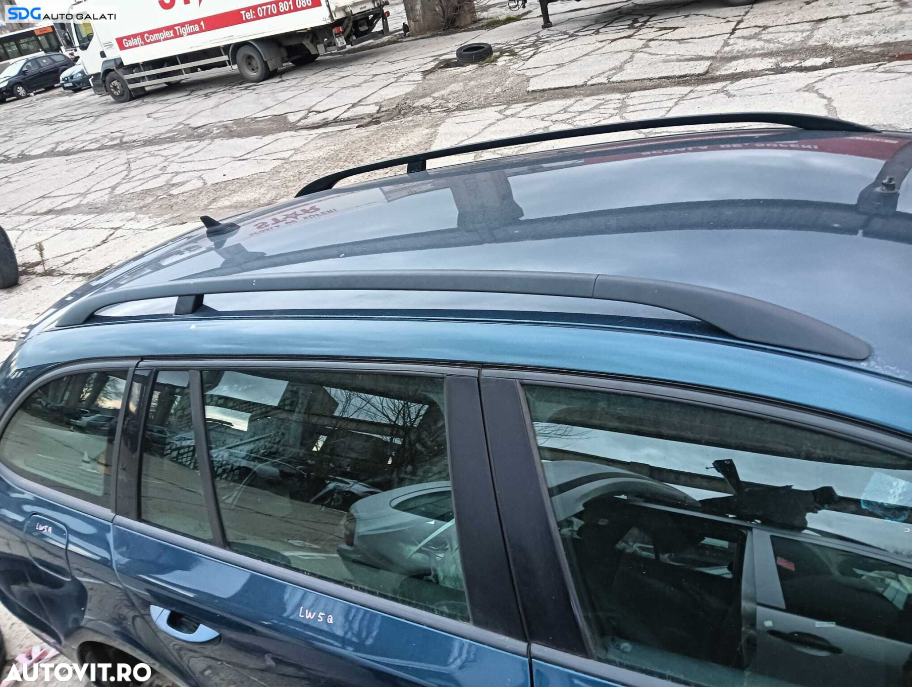 Set Bare Bari Crom Nichel Longitudinale Portbagaj de pe Plafon Tavan Skoda Superb 2 Break Combi 2008 - 2015 [K0215] - 2