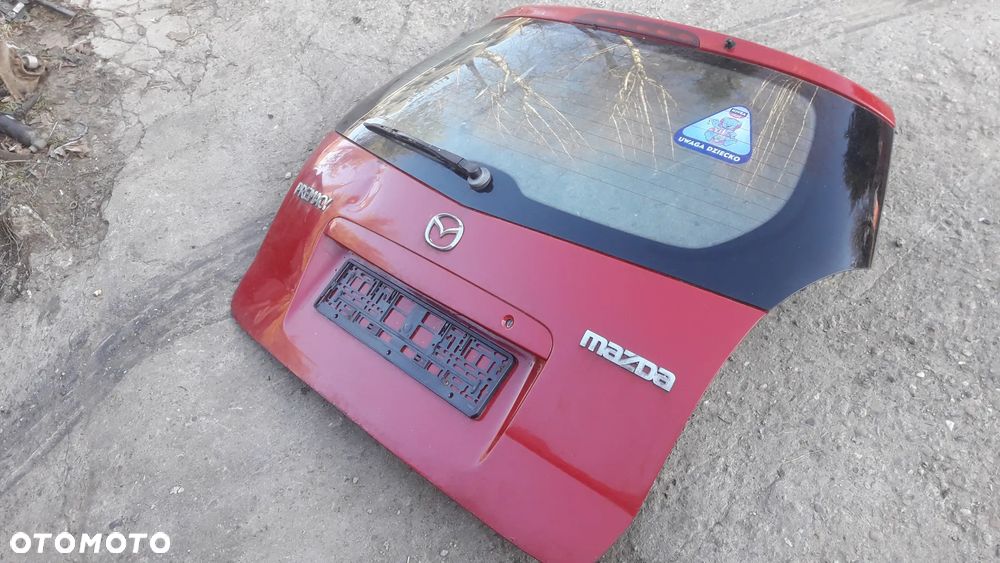 Mazda Premacy 99-05 Klapa tylna z szyba tył  tylne SU - 2
