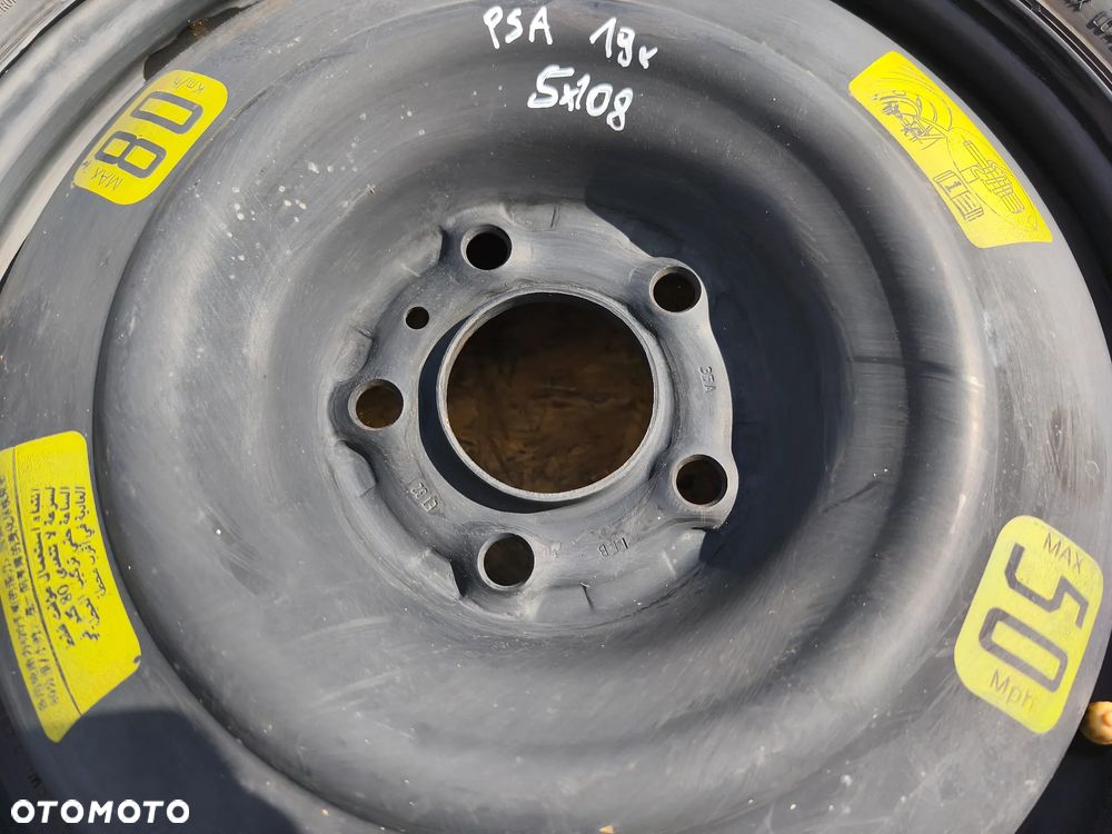 KOŁO DOJAZDOWE ZAPASOWE 125/85R16  5X108 16 CALI PEUGEOT CITREON OPEL TOYOTA - 3
