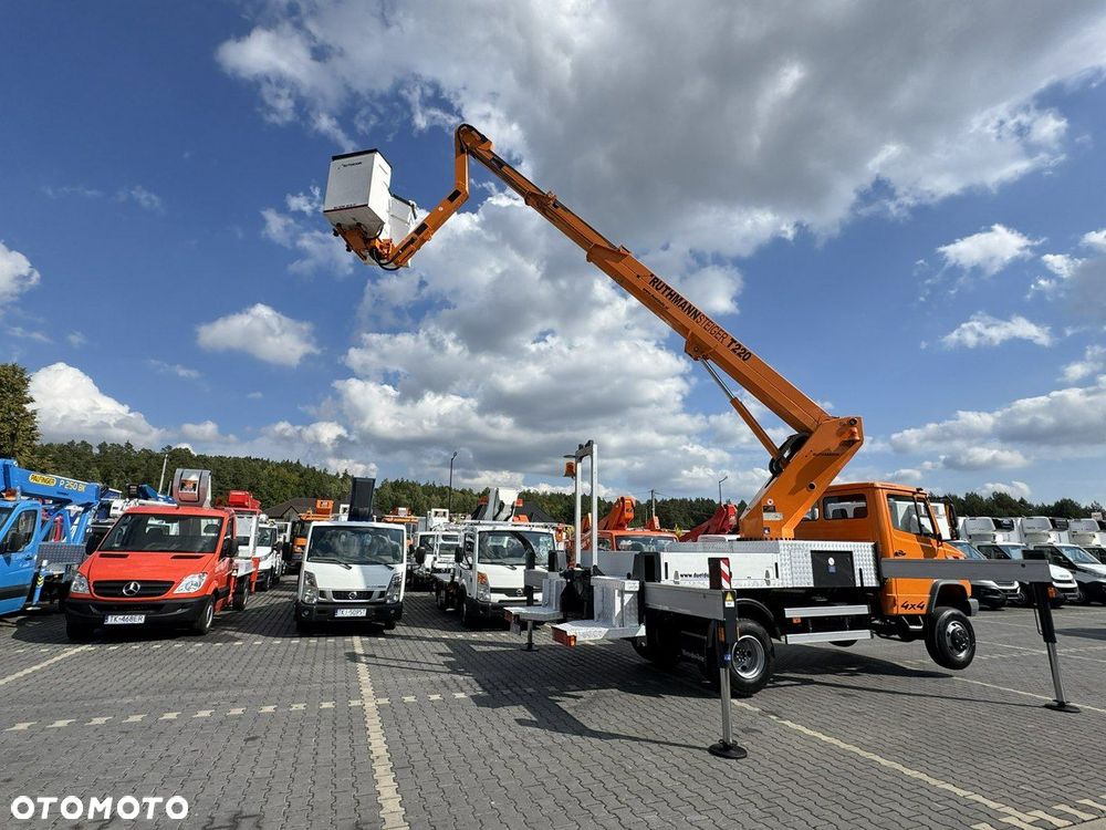 Mercedes-Benz Vario 814 D 4x4 Zwyżka RUTHMANN STEIGER T220 Podnośnik Koszowy - 24