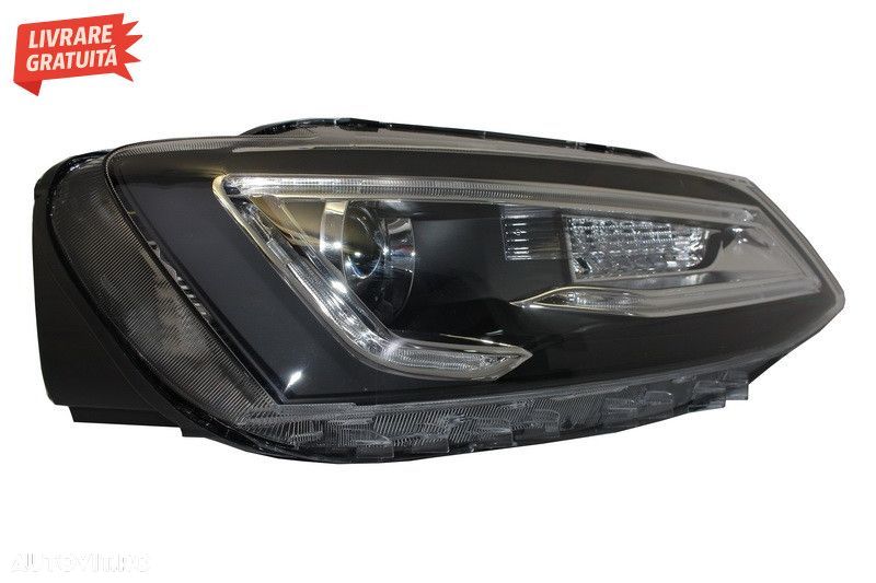Faruri LED DRL VW Jetta Mk6 VI Non GLI (2011-2017) Semnal Dinamic Secv - 4