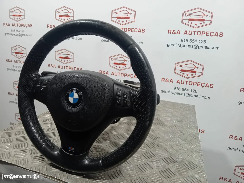 Volante com Airbag BMW PACK M SERIE 3 E90 E91 E92 SERIE 1 E81 E82 E87 E88 - 3
