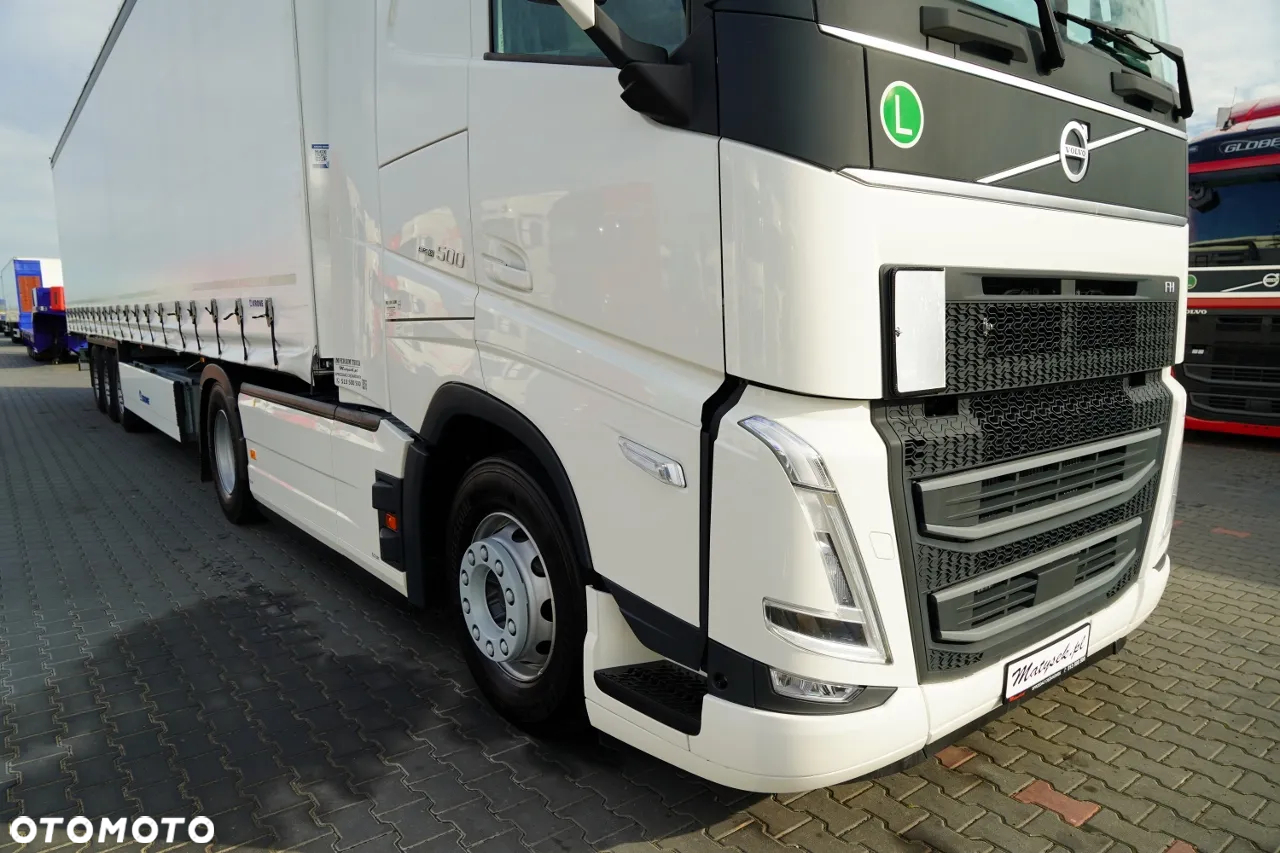 Volvo FH 500 / XXL / 2024 / KLIMA POSTOJOWA  / SKÓRY / I-SHIFT + KRONE FIRANKA / 2024 ROK / KOSZ NA PALETY / 2 OSIE PODNOSZONE / MAŁO UŻYWANA / SPROWADZONA - 6