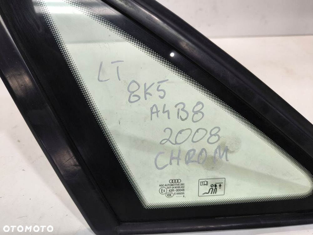 SZYBA KAROSERYJNA AUDI A4 B8 SEDAN CHROM LEWY TYŁ 2008R ORYGINAŁ ! - 15