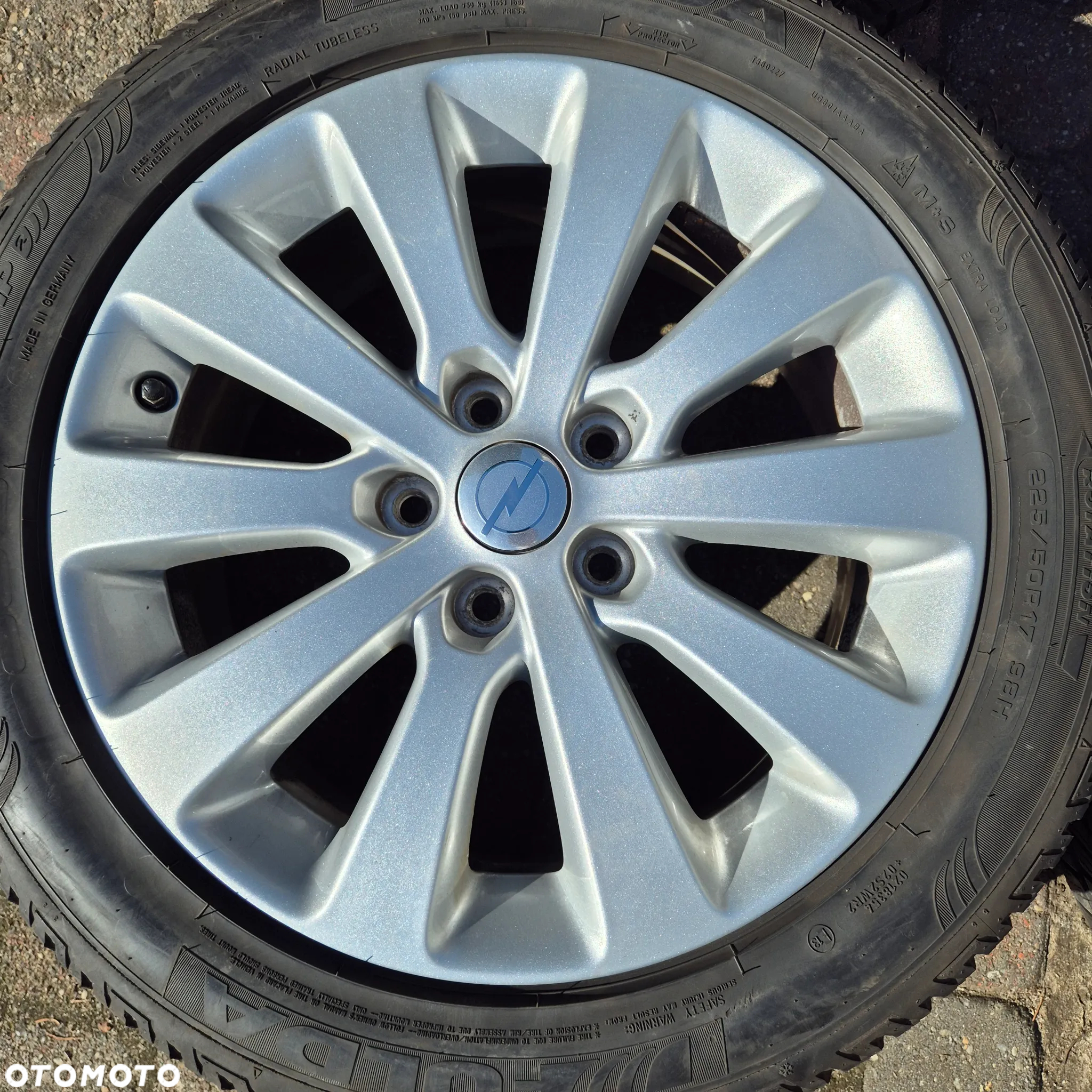 ZIMA KOŁA 225/50 R17 5x115 OPEL ASTRA J CRUZE ORLANDO ZAFIRA INSIGNIA B - 5