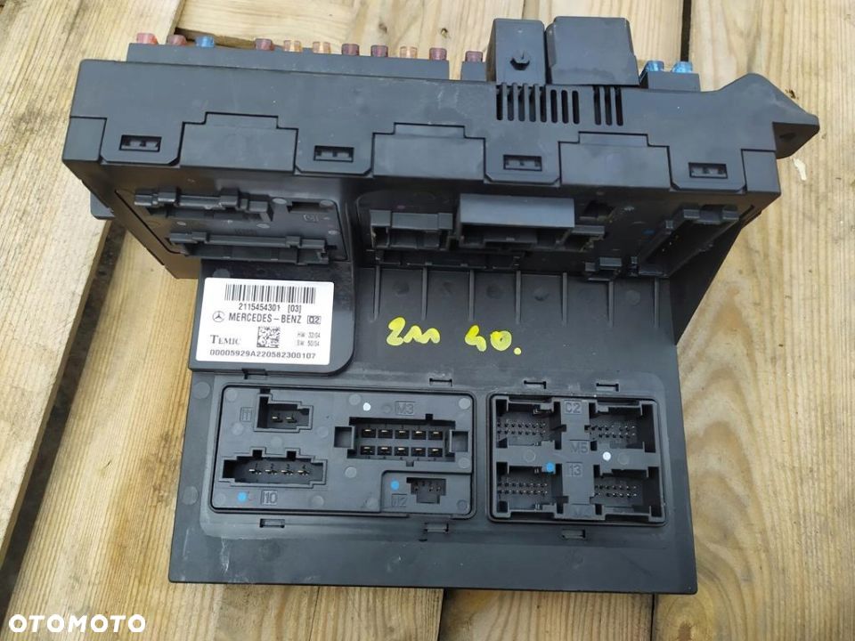 MERCEDES W211 MODUŁ STEROWNIK SAM 2115454301 - 1
