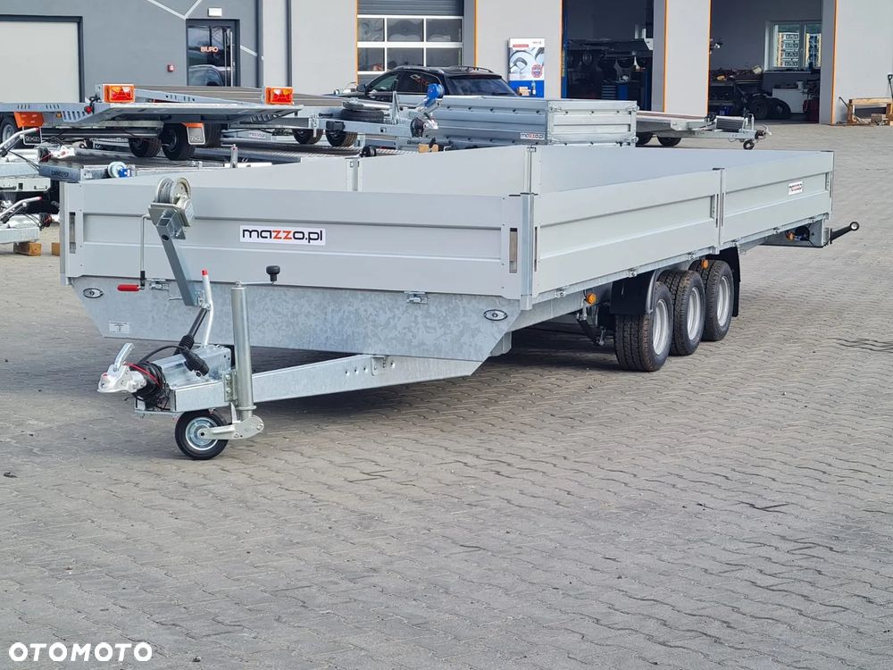 Niewiadów Dostawa Przyczepo-laweta 600x210 cm DMC3500kg BURTY ALUMINIOWE, KOŁO ZAPASOWE, AMORTYZATORY OSI - 5