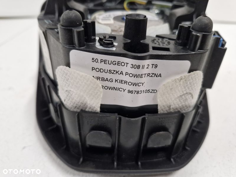 PEUGEOT 308 II 2 T9 PODUSZKA POWIETRZNA AIRBAG KIEROWCY KIEROWNICY 96783105ZD - 7