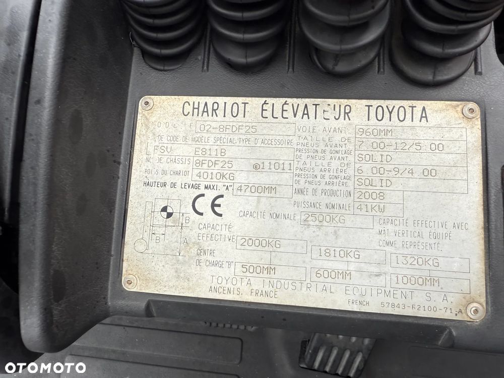 Toyota 02-8FDF25 - 25
