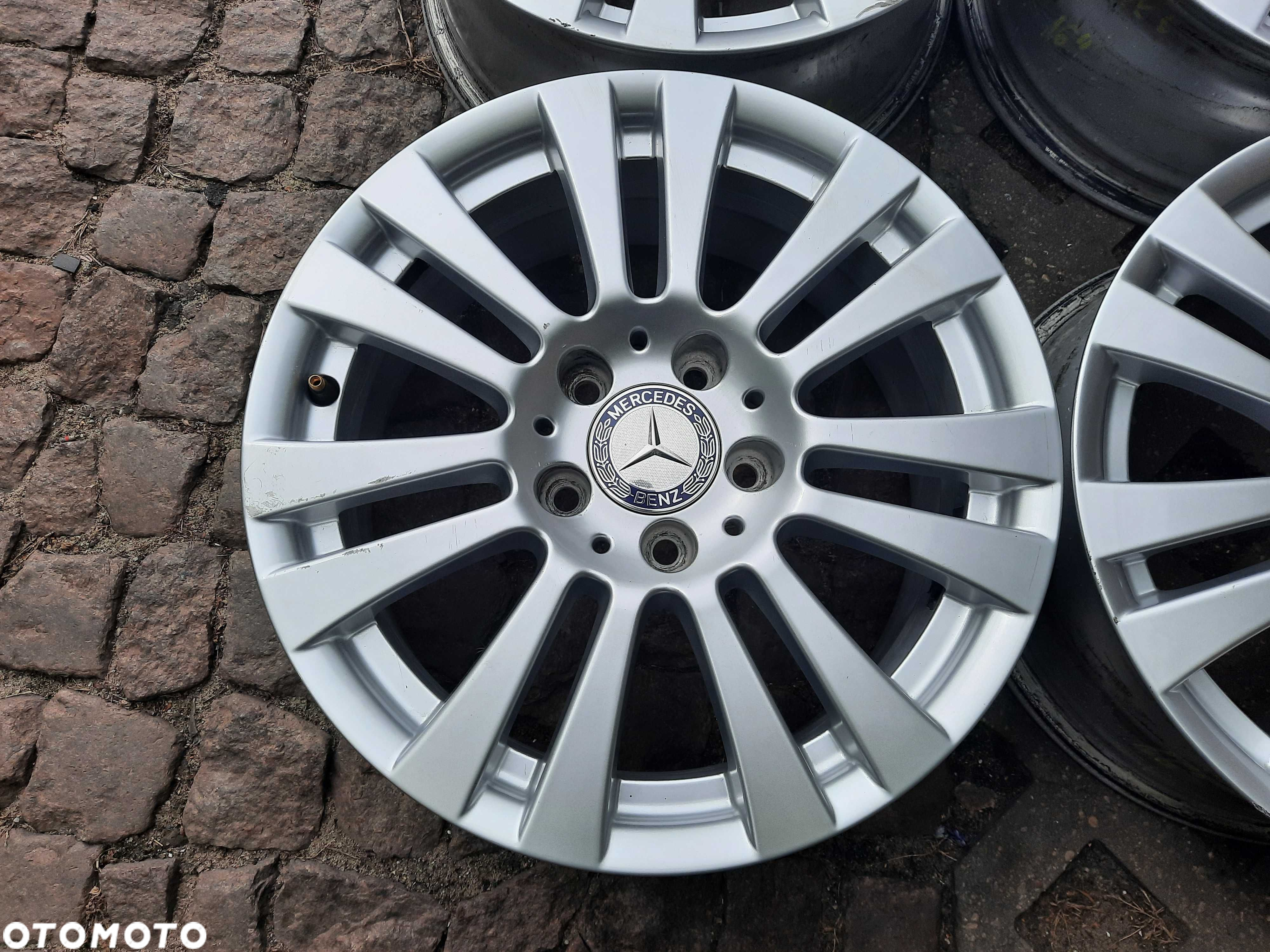 Oryginalne felgi aluminiowe MERCEDES klasa C w204 16" 5x112 ET 43 - 2