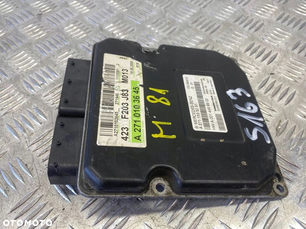 KOMPUTER STEROWNIK SILNIKA MERCEDES W203 A2711535291 A0014466902 - 4