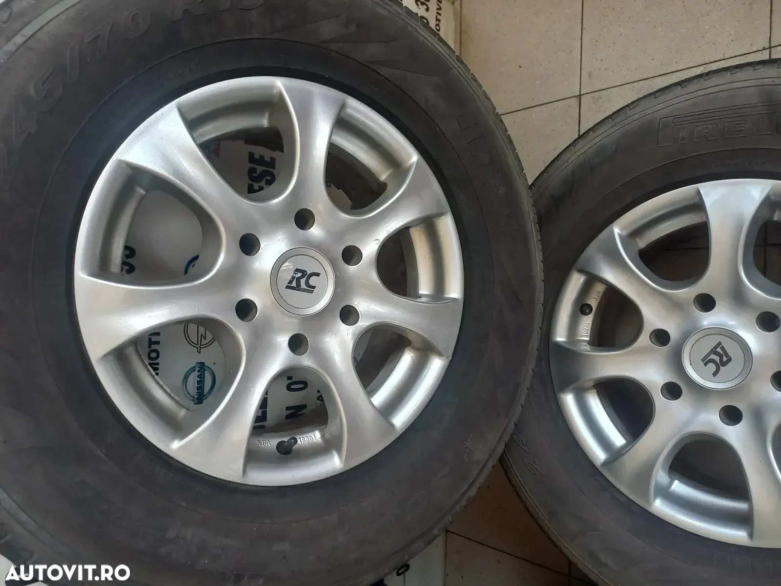 Set Jante Aluminiu Mitsubishi Pajero L200 Nissan Patrol Terrano Etc. Prezoane 6x5.5 Inch Anvelope 245/70R16 - 11
