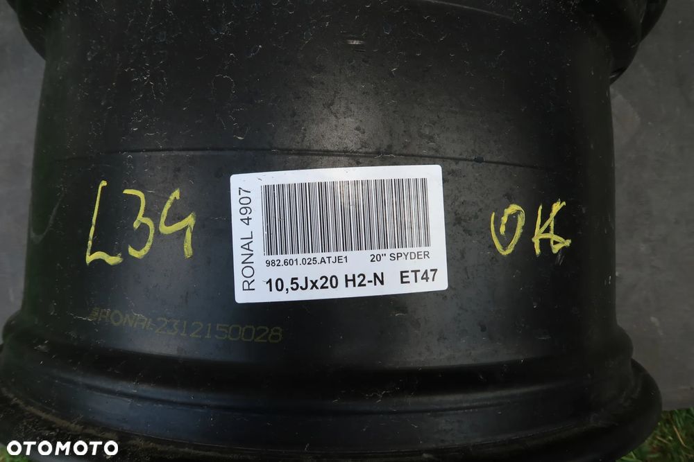 L32/L33/L34 Felga Porsche Boxter 982601025AT 10,5x20et47 - 13