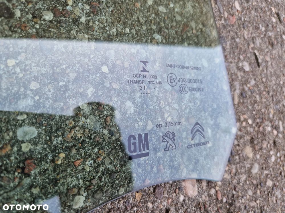 Citroen Berlingo Peugeot Partner IV 18- Combo E Proace City szyba drzwi przednie prawe - 2