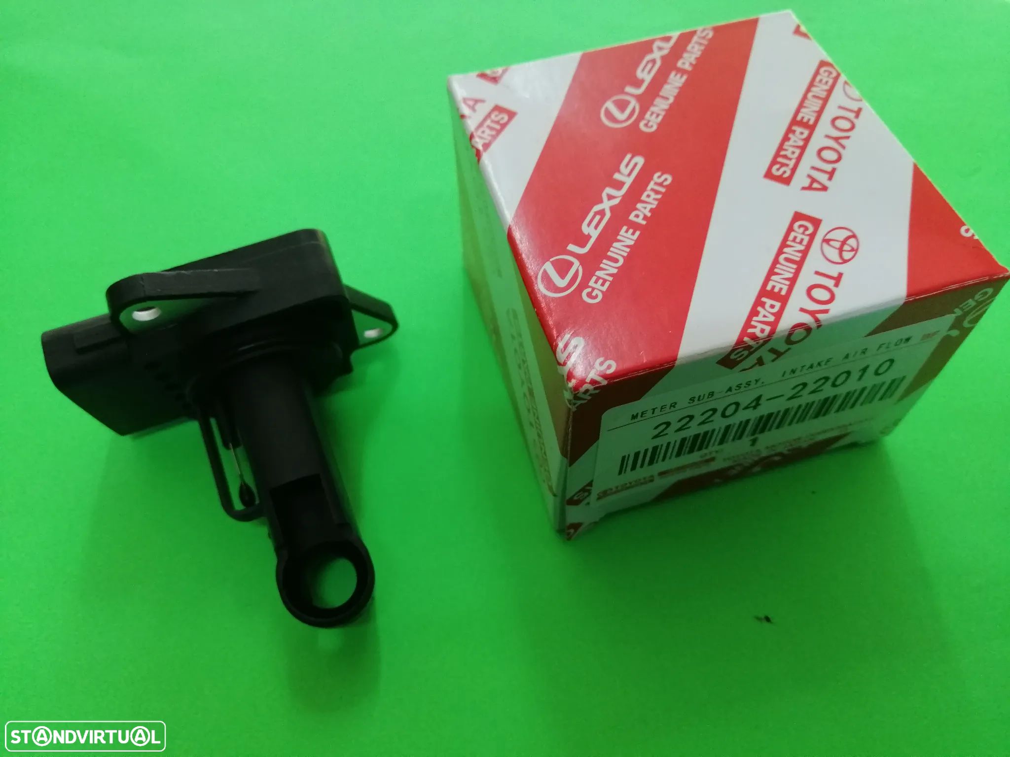 Medidor de massa de ar Toyota Hilux Avensis Hiace Celica Corolla 22204-22010 - 1