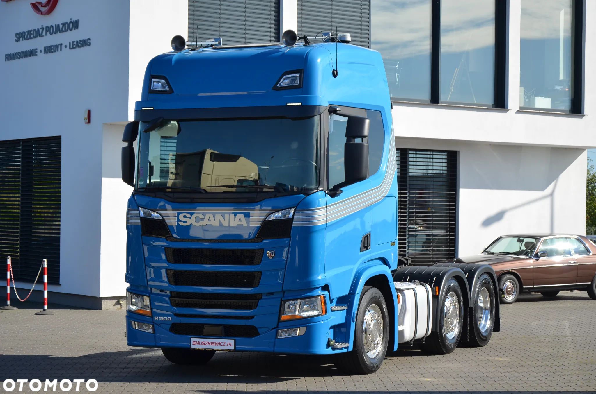 Scania R 500 6x2 PUSHER KLIMA P. SKÓRY LED MIKROFALÓWKA EKSPRES ALUSY KAMERA ACC NAVI 9540 - 1