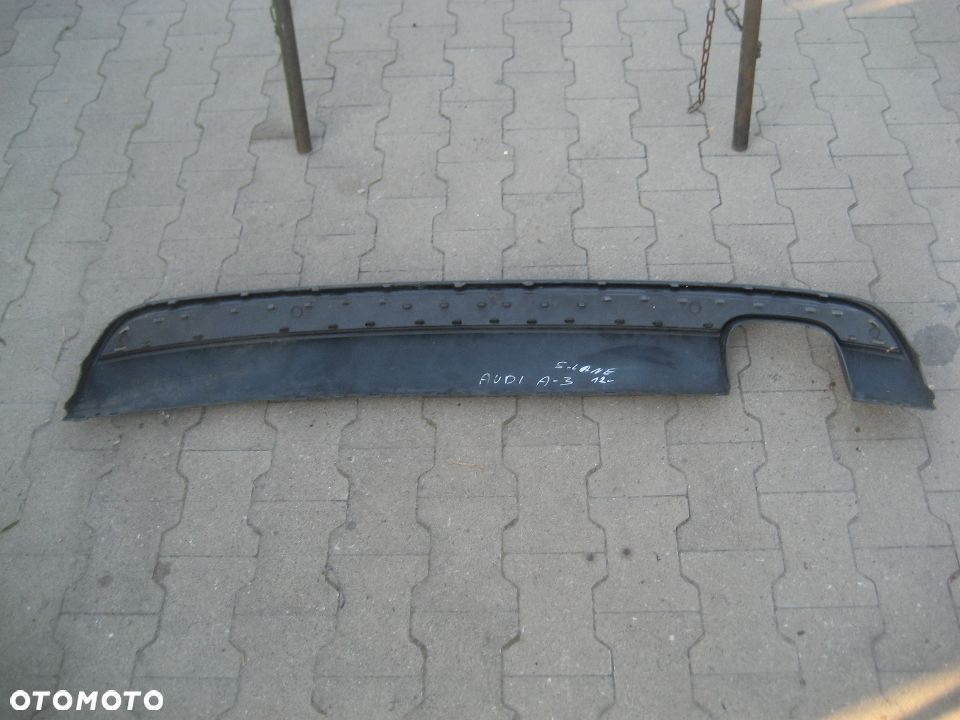 AUDI A3 S-LINE 8v 12r> SPOILER ZDERZAKA DYFUZOR tył 8V3807521F - 6
