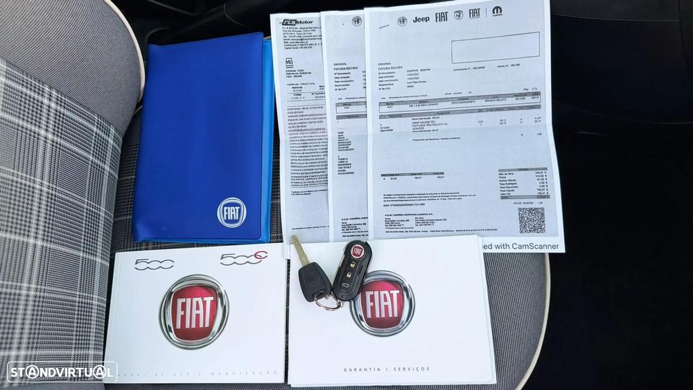Fiat 500 1.2 Lounge S&S - 36