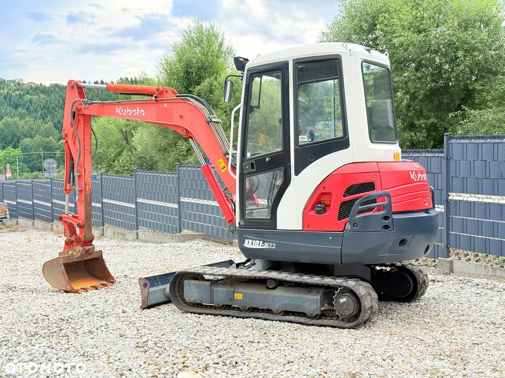 Kubota * Sprowadzona * Minikoparka * Kubota KX 101-3Q2 * 3.6 Tony * - 11