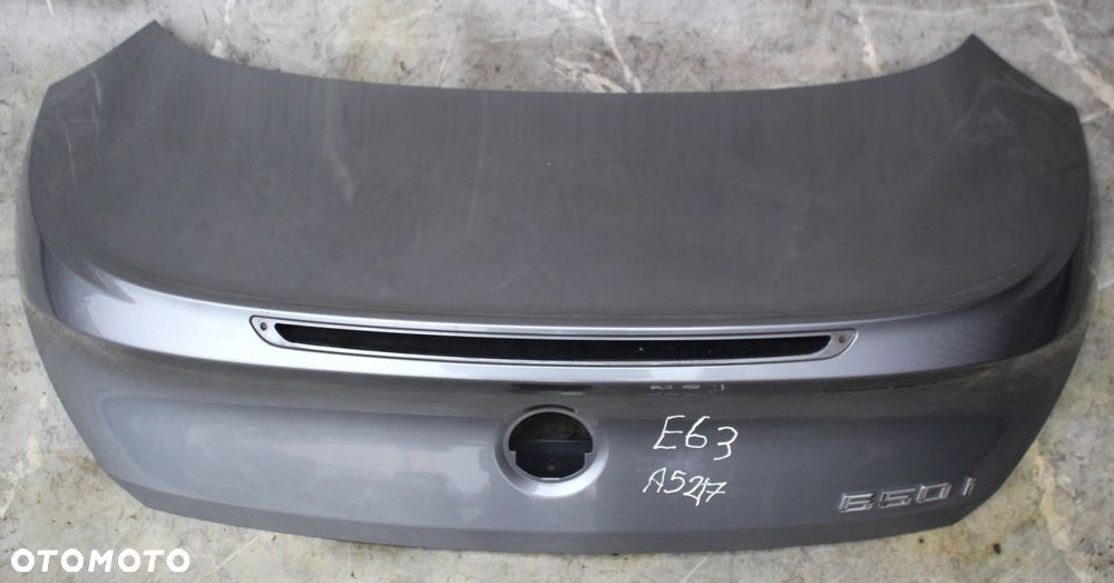 KLAPA BAGAŻNIKA BMW E63 A52 SPACEGRAU