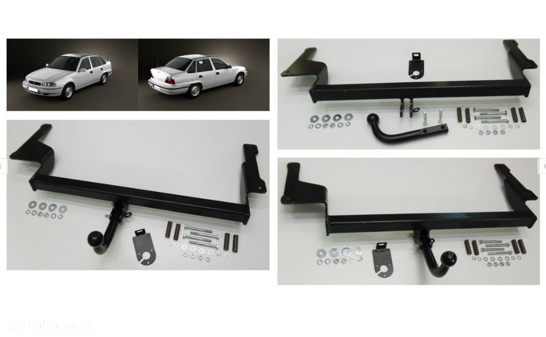 Hak Holowniczy + Kula do Daewoo Nexia Sedan + Hatchback HTB 3,5-drzwiowyod 1995 do 1997 GWARANCJA - 3
