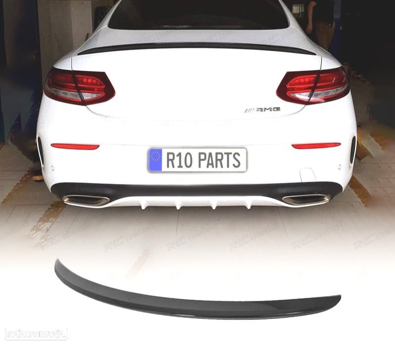 AILERON LIP SPOILER TRASEIRO MERCEDES C C205 14-18 - 1