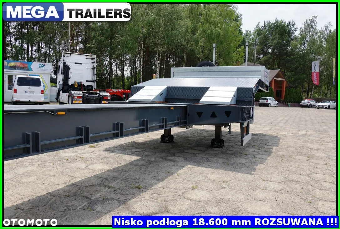 Mega Nisko-podwoziowa dł. 18,60 Mm, ROZSUWANA - KONTENERY 20, 30, 40 Ft !!! - 40