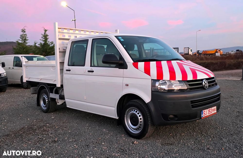 Volkswagen TRANSPORTER face lift 2.0 tdi, 140cp,  186.200 km,           basculabil 3.2t original,  07/2012 (serie 2013).  (factura cu TVA, SEAP , finantare PJ, rate PF - 37