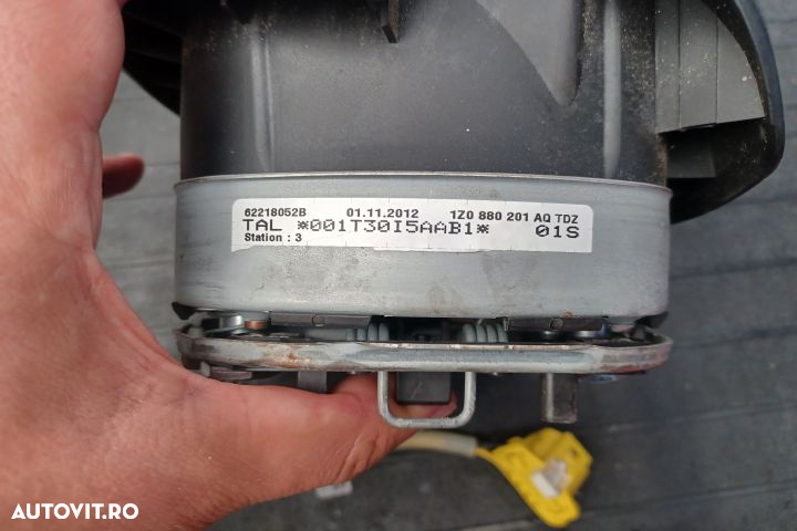 Airbag volan / sofer 1Z0880201AQ 1Z0880201AQ Skoda Octavia 2 [2004 - - 5