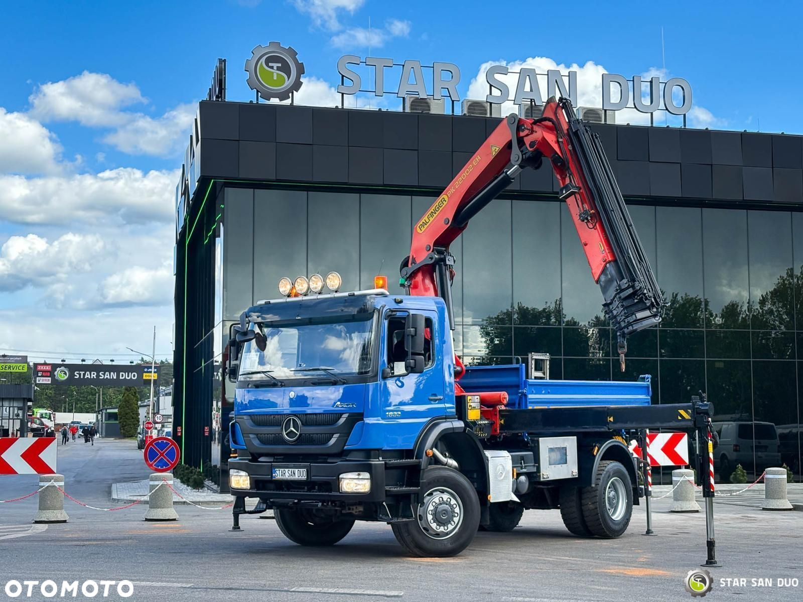 Mercedes-Benz AXOR 1833 4x4 Palfinger PK 22002 EH Żuraw Wciągarka Wywrotka - 6
