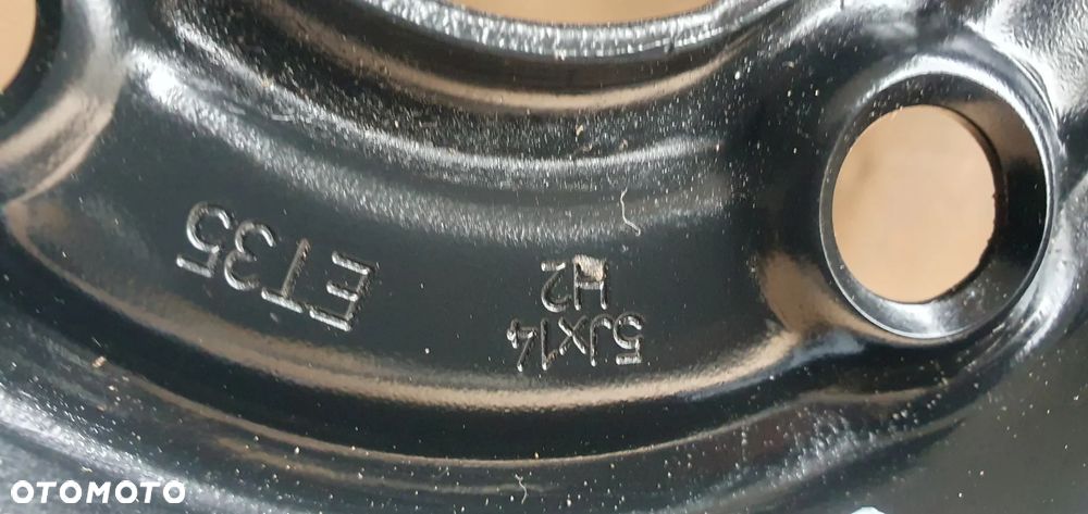Felga stalowa zapas 4x100 ET35 5J 165/70 R14 VW UP 1S0601027G 1S0601027J - 10
