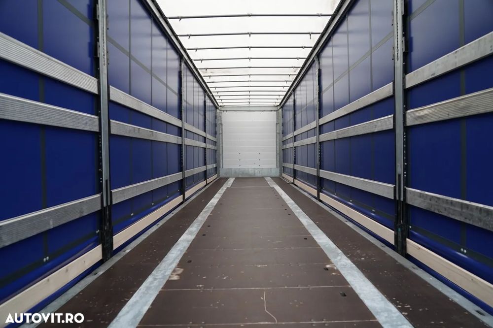 Schmitz Cargobull CORTINĂ / STANDARD / REMORCA DIN OȚEL - 9 M / ACOPERIȘ CULISANT / AXĂ CULISANTĂ / 2021 - 16
