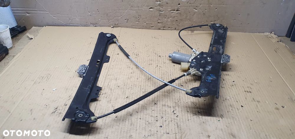 Mechanizm podnośnik szyby prawy przód BMW 5 E60 6981142 7184384E 7184742S - 1