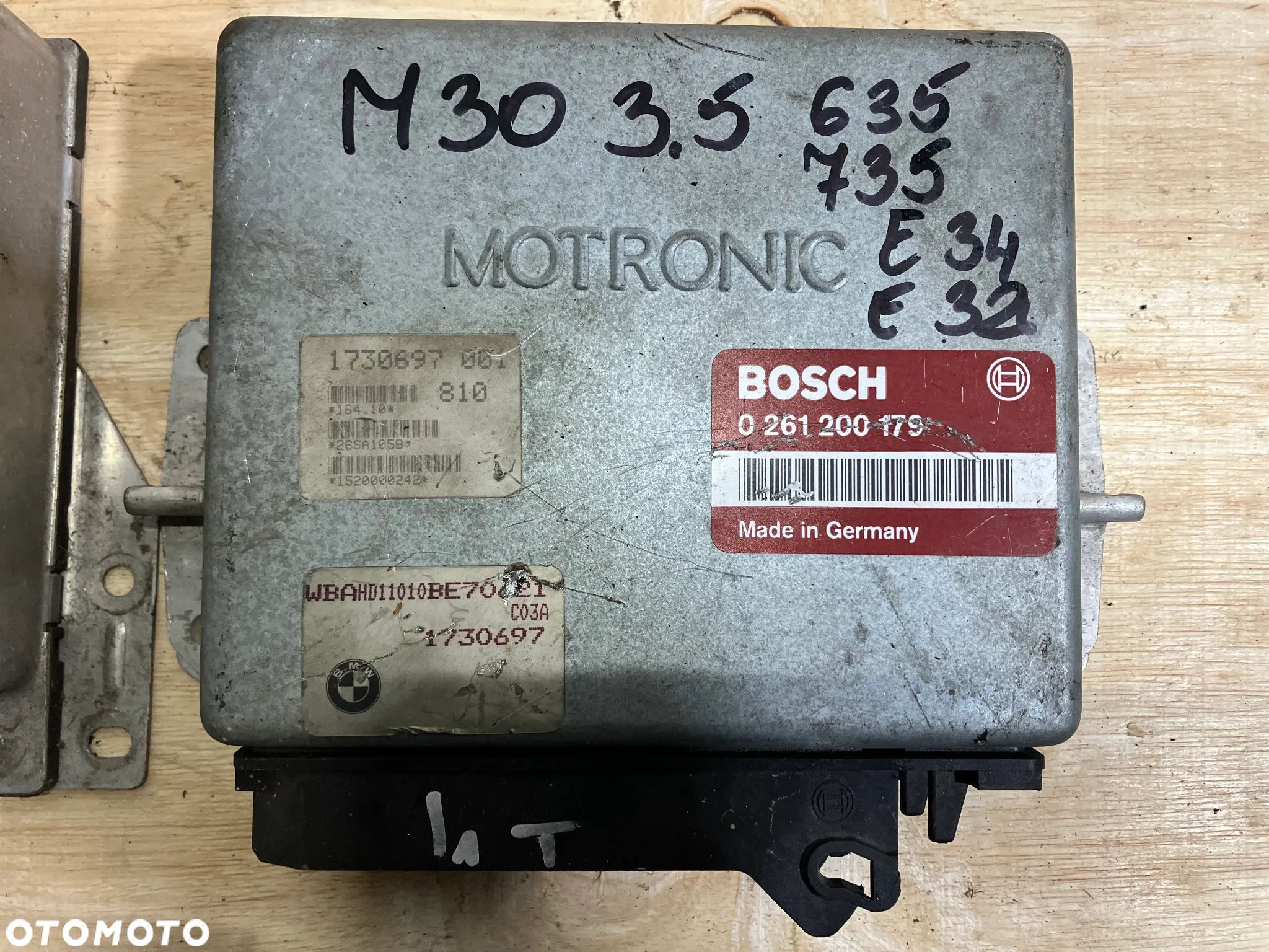 STAROWNIK SILNIKA BMW E24 E32 E34 M30 535i 635i 735i 1730697 0261200179 KOMPUTER 0280000330 - 1