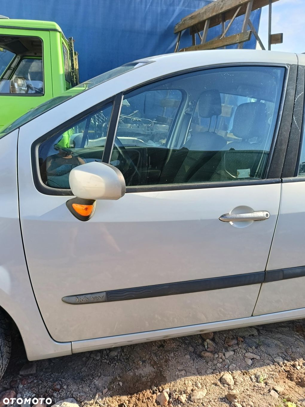 Renault Modus 04-08 DRZWI LEWE PRZEDNIE PRZÓD kod lakieru MV632 - 2